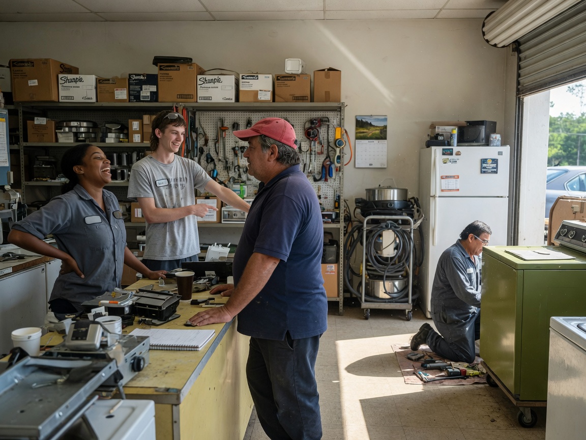 The Marietta Appliance Repair Co team at work in Marietta